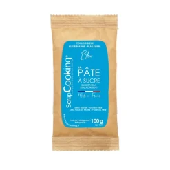 Pâte à sucre bleu 100g