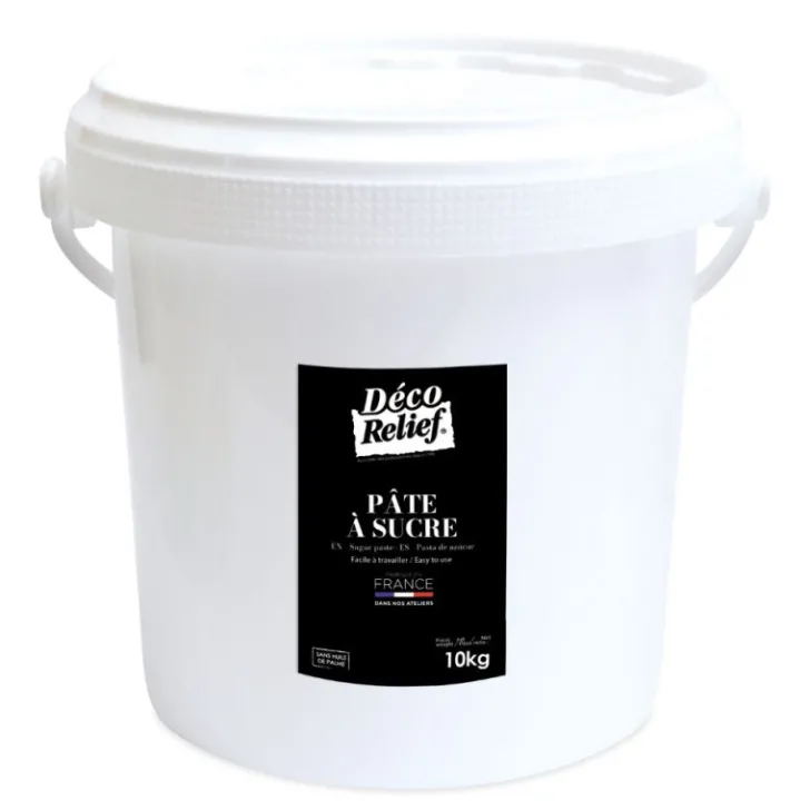 Pâte à Sucre française blanc - 10Kg