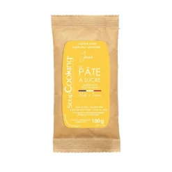 Pâte à sucre jaune 100g