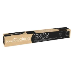 Pâte à sucre rouleau noir 36 cm