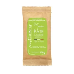 Pâte à sucre vert prairie 100g