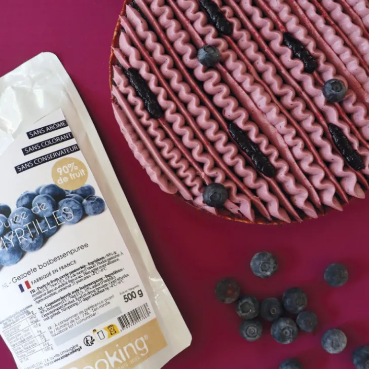 Purée de fruits à la myrtille