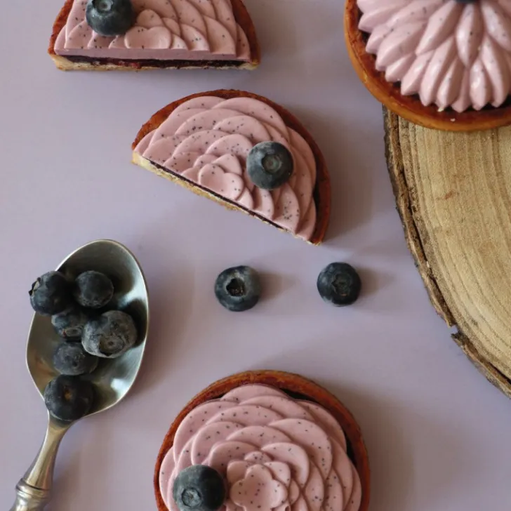 Purée de fruits à la myrtille