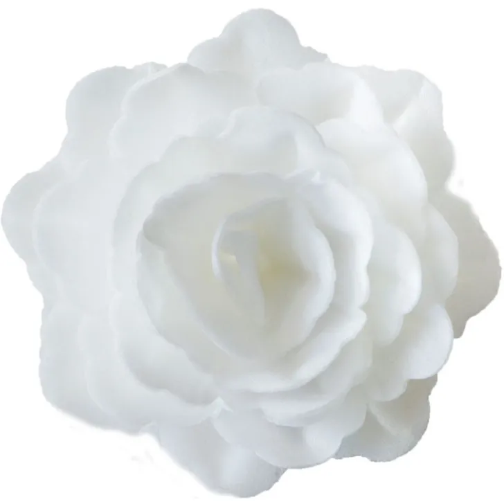 3 roses royales blanches en azyme
