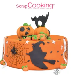 Rouleau de pâte à sucre orange36 cm