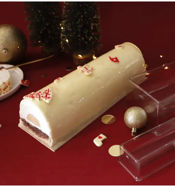 Semelles à Bûches de Noël 30cm x5