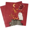 20 serviettes Sorcier