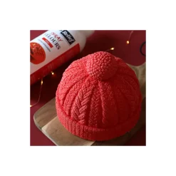 Spray velours alimentaire en bombe rouge effet velours pour pâtisserie - 400 ml
