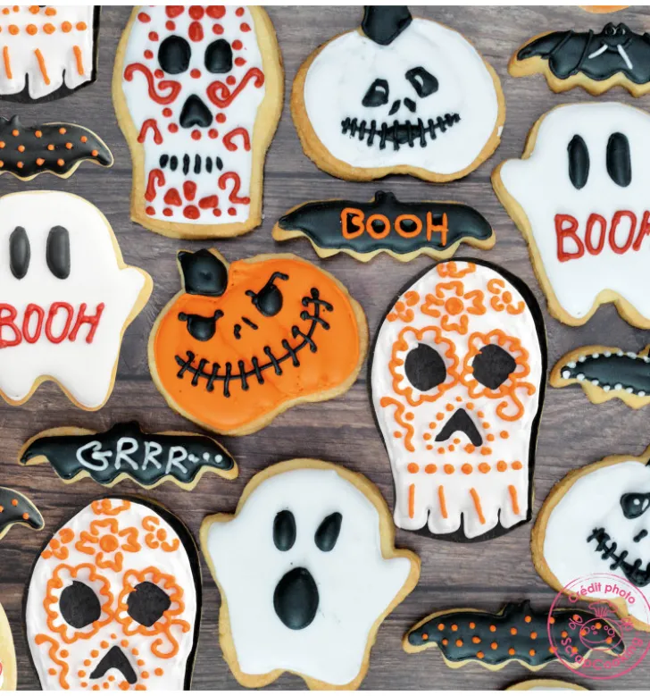 4 stylos goût choco Halloween