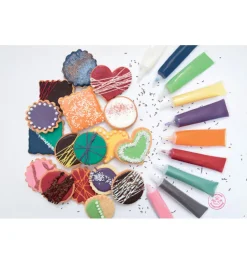 4 stylos goût choco rouge, bleu, jaune, vert