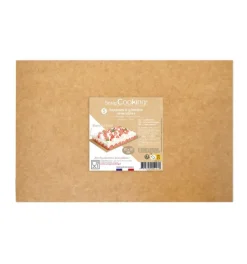 5 supports à gâteaux rectangles 20X30 cm en kraft
