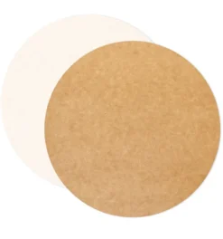 5 Supports ronds 24 cm kraft