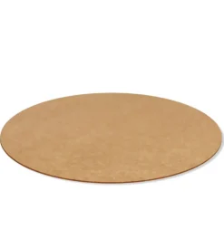 5 Supports ronds 24 cm kraft
