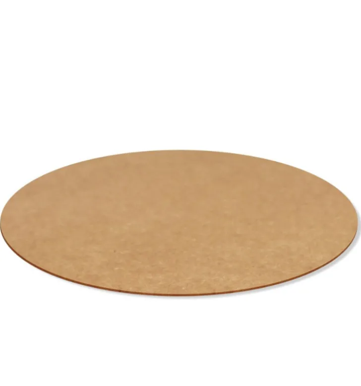 5 Supports ronds 24 cm kraft