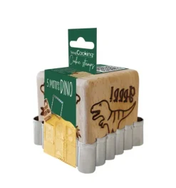 Tampon à biscuits Dinosaure et emporte pièce