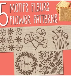 Tampon à biscuits Fleur et emporte pièce