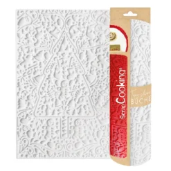 Tapis à empreinte en silicone pour décor de bûche