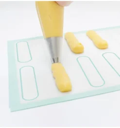 Tapis silicone en fibre de verre choux/éclair/macaron
