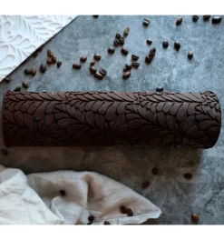 Tapis silicone pour décoration bûche en empreinte 3D Noël