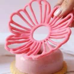 Tapis silicone pour tuiles à motifs fleurs
