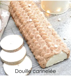 Trio de douilles pour décor de bûche