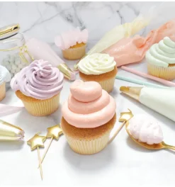 Trio de douilles pour décor de cupcakes