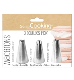 Trio de douilles pour macarons
